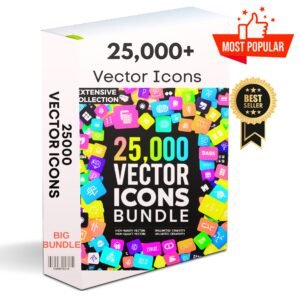 25,000 Vector Icons Bundle
