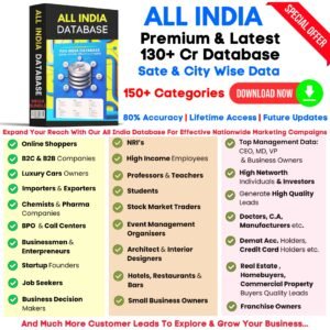 ALL INDIA Leads Database Bundle
