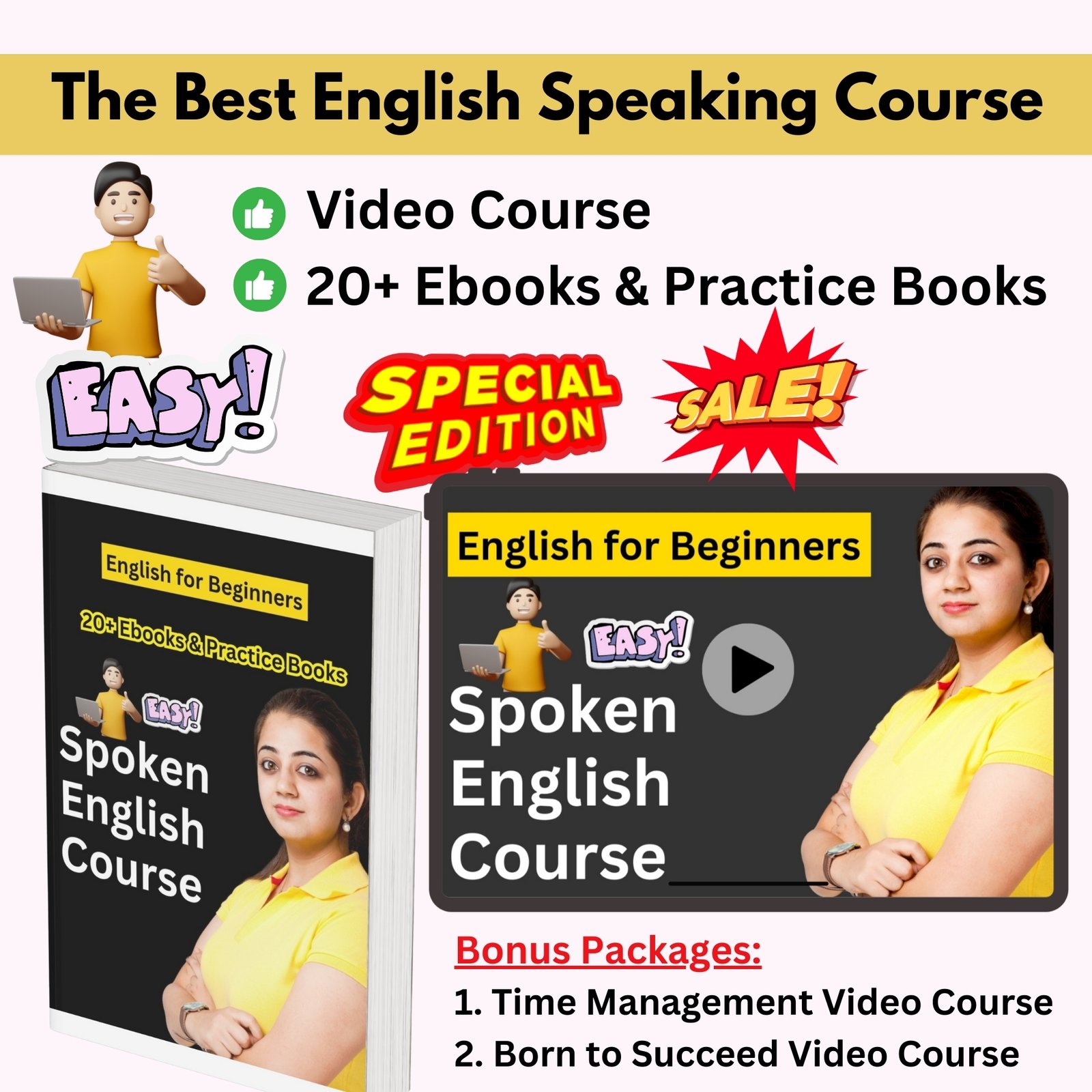 The Best English Speaking Course - (Masterclass Video Course)