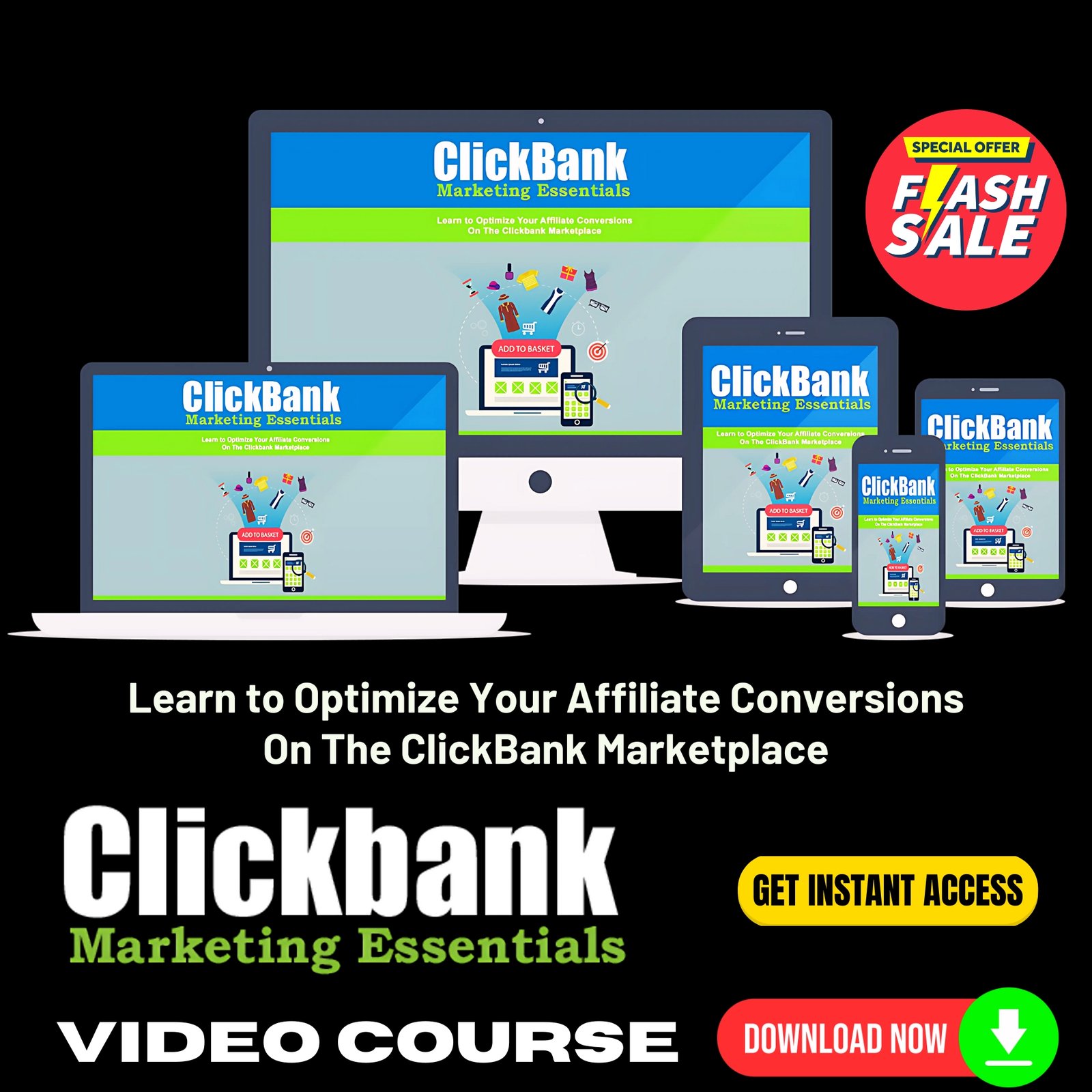 Clickbank Marketing Essentials Upgrade Package (Video Course)