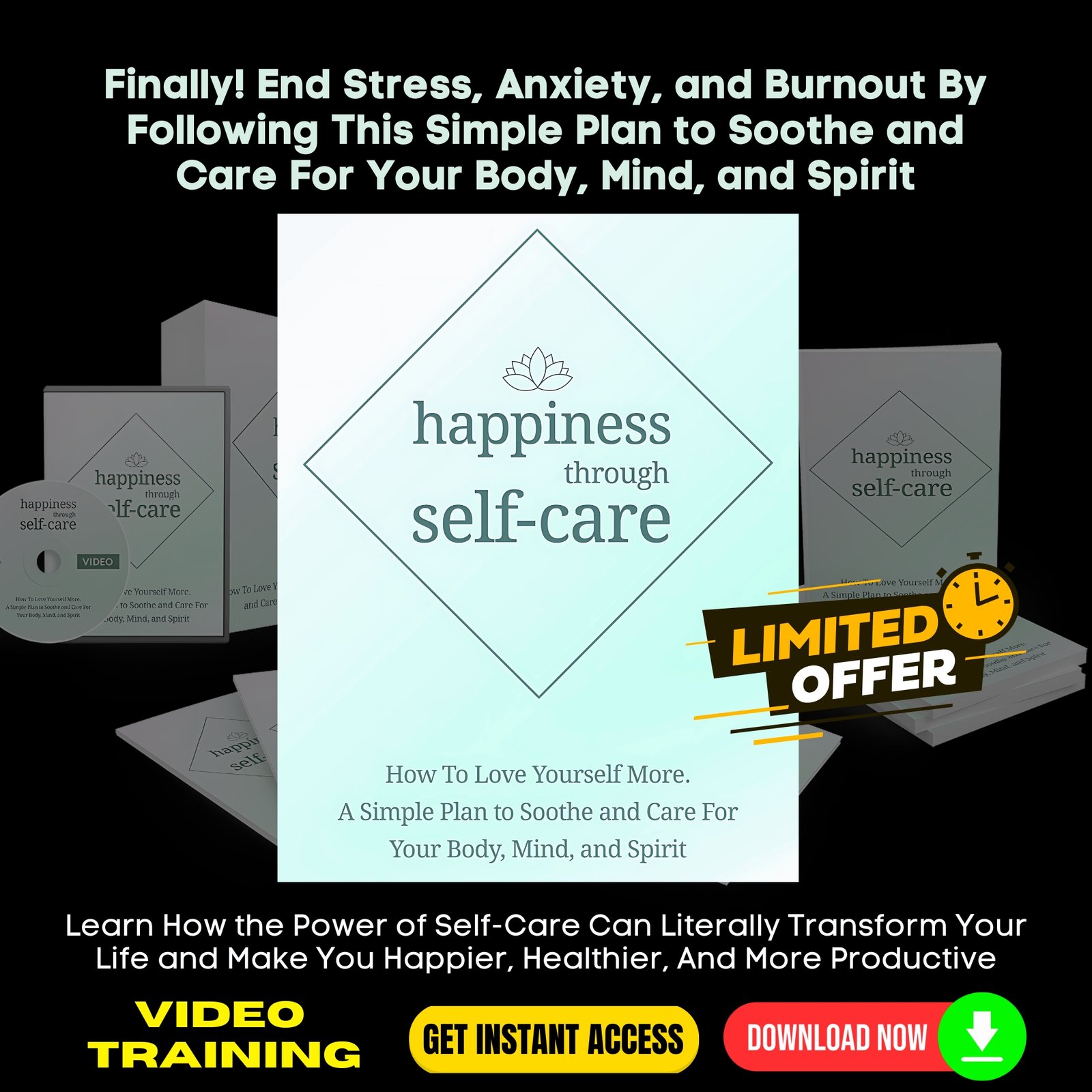 Happiness Through Selfcare Upgrade Package (Masterclass Video Course)