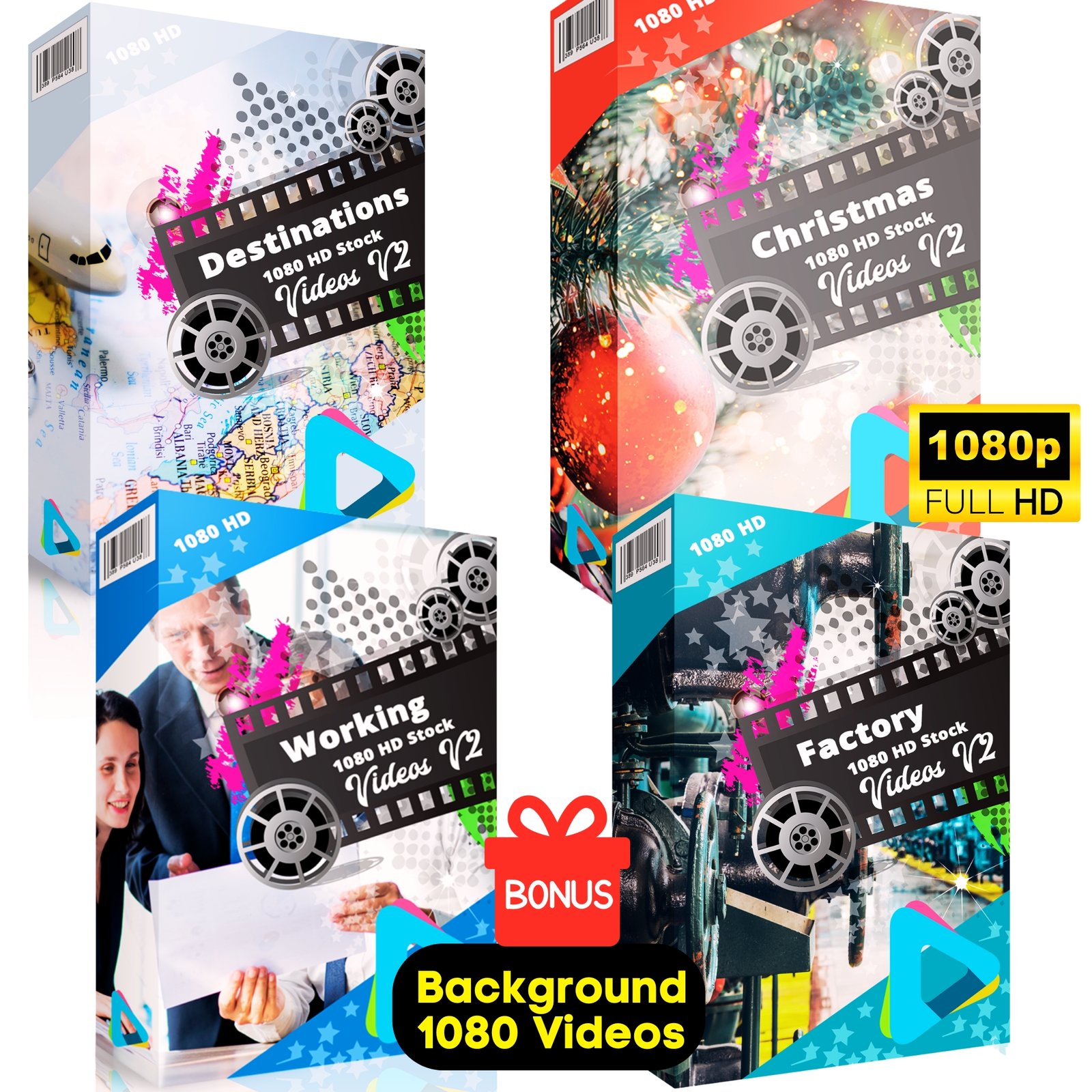 Destinations, Christmas, Working, Factory 1080 HD Stock Videos