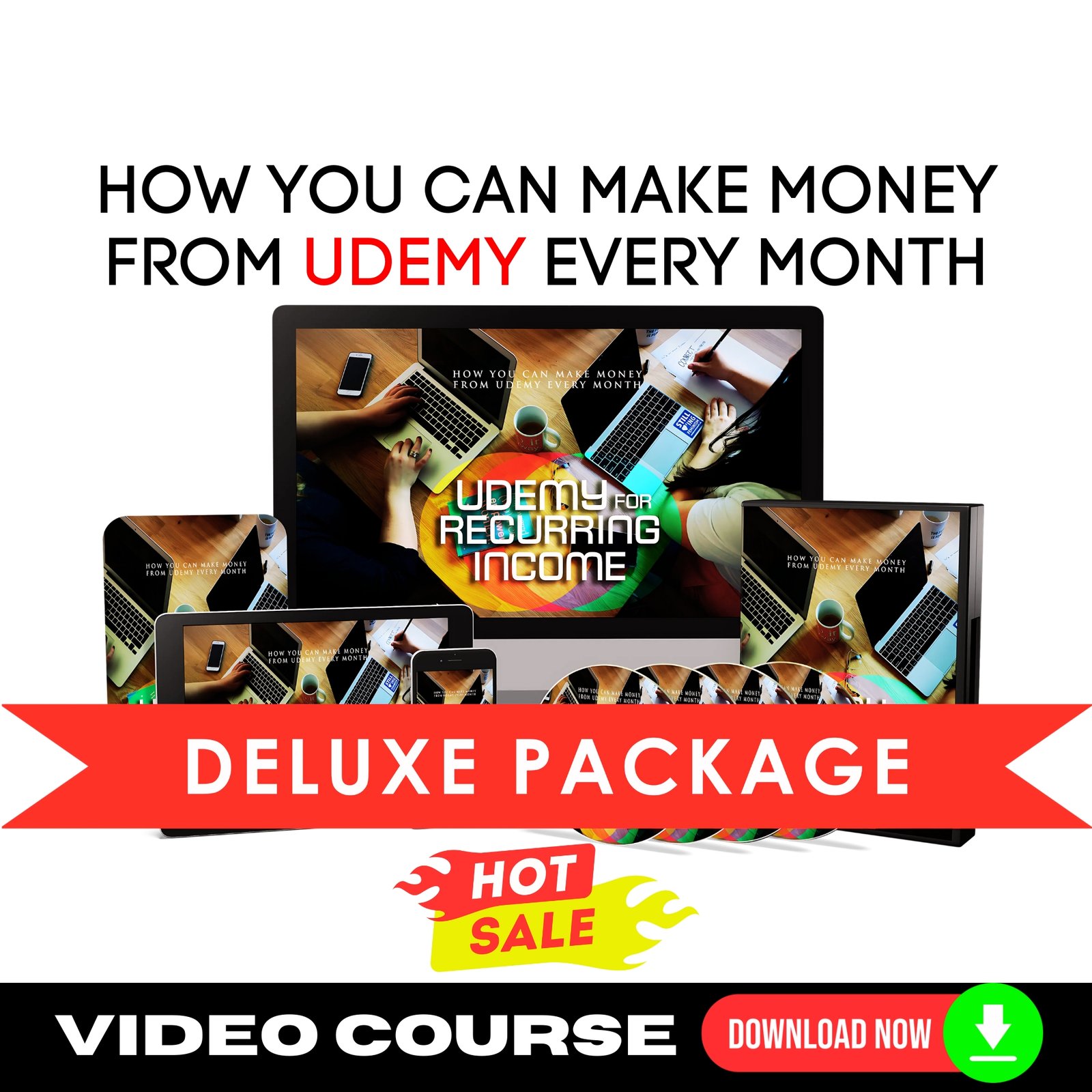 Udemy For Recurring Income Upgrade Package (Video Course)